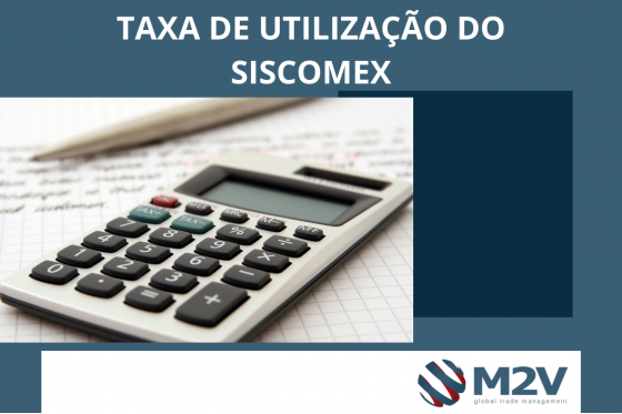 Taxa de utilização do Siscomex